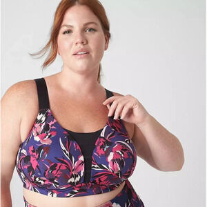 Livi Wicking Medium Impact Floral Sports Bra